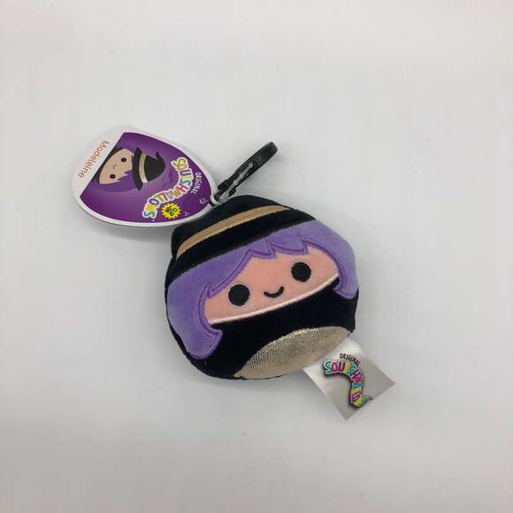 New Squishmallows Madeleine Witch Clip Halloween 2021 Backpack Clip - Picture 1 of 3